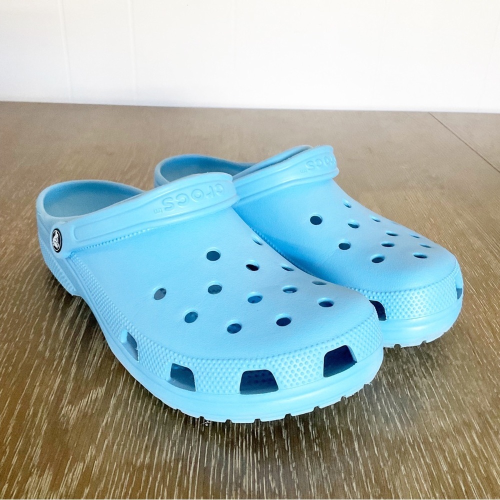 Crocs Light Blue Size 11 Mens Shoes